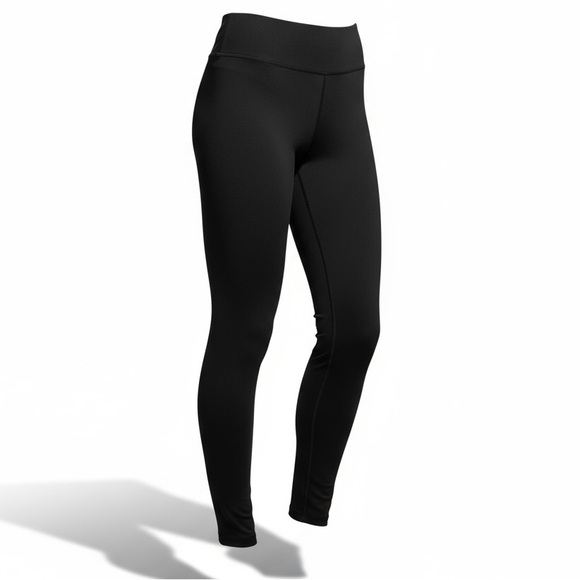 Lululemon mid high rise black leggings S/M yoga athletic workout athleisure - Picture 2 of 4
